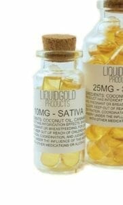 Liquid Gold Caps 50MG (Sativa)