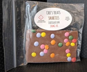 Smarties Chocolate Bar by Chef's Treat Edibles Dispensary