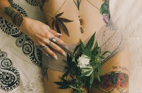woman and cannabis sexy