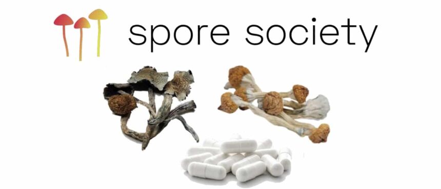 Spore Society mushrooms, capsules,