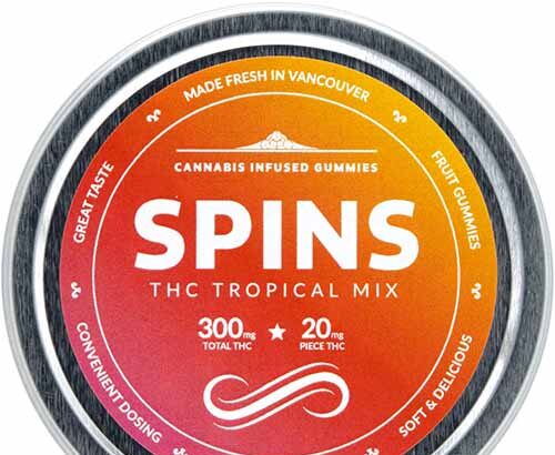 SPINS thc tropical gummies canada