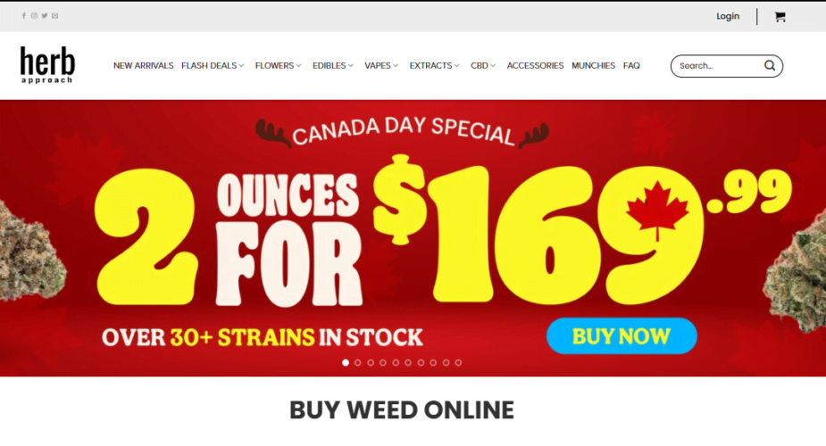 herb approach canada day homepage
