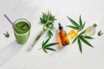cannabis drink smoothie and tincture